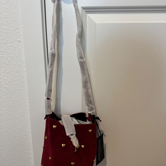 Rebecca Minkoff Small Heart Bucket Purse - Cayenne - Picture 8 of 8